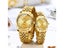 CHENXI Luxury Couple Watch Golden Stainless Steel Quartz Wristwatch For Women Carousel 4