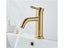 Bathroom Faucet Solid Brass Single Handle Deck Mounted Brushed Gold Tap Carousel 7