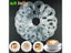 16Pcs Mold Coffee Milk Cake Cupcake Stencil Template Coffee Barista Cappuccino Carousel 1