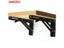 NAIERDI 2PCS 8-20 Inch Folding Angle Bracket For Shelf Bench Table Carousel 6