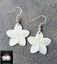 Mother of Pearl Carved flower Earrings SALE Carousel 1