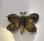 Rare Antique GEORGIAN Cut Steel Butterfly Brooch Carousel 4