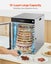 12 Trays Rotary Food Dehydrator Machine Stainless Steel 800W Fruit Drying Carousel 12