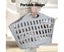 Artiss Laundry Basket Hamper Large Foldable Washing Clothes Storage Organiser Carousel 8