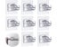 8 PCS Self Adhesive Curtain Rod Bracket Drapery Hook Holders Carousel 1