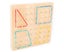 Wooden Geoboard Mathematical, Montessori Toys for Toddlers Mathematical Man Carousel 3