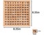 Wooden Math Hundred Board,Counting to 100 for Kindergarten,1-100 Number Boa Carousel 3