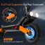 Promo! 62KM/H Seated/ Off-Road Tubeless Tire/Turning Indicator Electric scooter Carousel 4