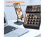 Audio Mixer Portable 4-Channel DJ Mixer Console Mini Sound Mixing Board wit Carousel 5