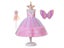 Purim Unicorn Girls Dress Kids Birthday Party Princess Costume For Halloween Carousel 1