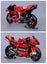Maisto 1/6 Ducati GP #6 Motorcycles Model Die Casting Carousel 6