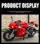 Large Size 1/9 Ducatis Panigale V4S Alloy Racing Motorcycle Carousel 8