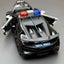 1/32 Bugatti Police Car Metal Diecasts Model with Light and Sound, black Carousel 3
