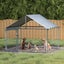 Dog Kennel Large House Xl Pet Run Cage Puppy Outdoor Enclosure with Roof Carousel 5