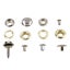 Eyelets And Snap Ring Fastener Assortment Kit Punching + Riveting Set 275pc Carousel 2