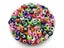 50pcs/Lot 8mm Oval Shape Spacer Beads Evil Eye Beads Stripe Resin Spacer Beads Carousel 1