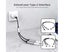 USB C Male to Two USB C Female Splitter Hub for Type C Charger Cables Carousel 5