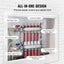 New 5-Branch Radiant Heat Manifold 1/2" PEX Tubing Floor Heating Manifold Set Carousel 4