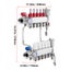 New 5-Branch Radiant Heat Manifold 1/2" PEX Tubing Floor Heating Manifold Set Carousel 8