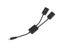 Type C OTG USB Male To Dual 2.0 Female OTG Charge 2 Port HUB Cable Y Splitter Carousel 5
