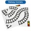Kid Road Tape Floor Car Track Kit Railway Vehicle Interior Road Toy 1.89 x 196in Carousel 3