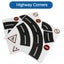 Kid Road Tape Floor Car Track Kit Railway Vehicle Interior Road Toy 1.89 x 196in Carousel 11