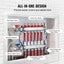 6-Branch Radiant Heat Manifold 1/2" PEX Tubing Floor Heating Manifold Set Carousel 4