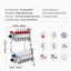 6-Branch Radiant Heat Manifold 1/2" PEX Tubing Floor Heating Manifold Set Carousel 7
