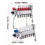 6-Branch Radiant Heat Manifold 1/2" PEX Tubing Floor Heating Manifold Set Carousel 8