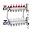 6-Branch Radiant Heat Manifold 1/2" PEX Tubing Floor Heating Manifold Set Carousel 9