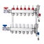6-Branch Radiant Heat Manifold 1/2" PEX Tubing Floor Heating Manifold Set Carousel 10