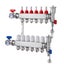 6-Branch Radiant Heat Manifold 1/2" PEX Tubing Floor Heating Manifold Set Carousel 11