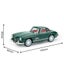 1:32 Benzs 300SL Alloy Car Model Diecasts Metal Classic Sound and Light, Green Carousel 3