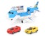 Transport Cargo Airplane Car Toy Play Set for 3+ Years Old Boys and Girls Carousel 4