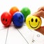 4x Toys Stress Pain Relief Anxiety Squeeze Ball Relaxable HAPPY SMILE FACE Carousel 3