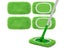 4X Reusable Mop Pads Dry Sweeping Cloths Wet Mopping Cloths for Swiffer Sweeper Carousel 1