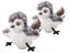 2X Interactive Cat Toys Flapping Bird Rechargeable Touch Activated Kitten Toy Carousel 1