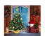 Tabletop Christmas Tree 22 Inch Mini Artificial Christmas Tree with 30 LED Carousel 5