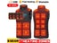 13/17 Areas Heated Vest Men USB Winter Electrical Jacket Hunting Waistcoat Carousel 4
