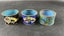 Antique Set of Three Chinese Cloisonné Napkin Rings - Lot Q976 Carousel 1