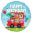 45cm Standard HX Party Bus Birthday Carousel 1