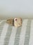 Stunning Solid Rose Gold and Ruby Signet Ring Carousel 1