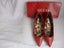 GUESS Red Shoes GENUINE LEATHER with gold Size 8 Carousel 4
