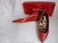 GUESS Red Shoes GENUINE LEATHER with gold Size 8 Carousel 3