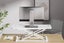Ergolux Pro Height Adjustable Sit Stand Desk Riser 95cm (White) Carousel 11