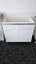 High Gloss White L-Type Kitchen with Recessed Handle and BLUM Hinges Carousel 4