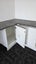 High Gloss White L-Type Kitchen with Recessed Handle and BLUM Hinges Carousel 5