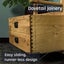 Vienna Oak Telephone Bench Carousel 4
