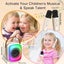 Karaoke Machine Kids Two Wireless Microphones Portable Bluetooth Speaker LED Carousel 7