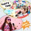 Karaoke Machine Kids Two Wireless Microphones Portable Bluetooth Speaker Carousel 8